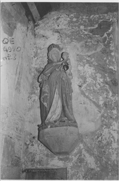 statue : Notre-Dame de Trémalo, vue générale - © Ministère de la Culture (France), Médiathèque du patrimoine et de la photographie (objets mobiliers), tous droits réservés