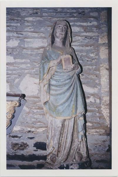 statue : sainte Brigitte de Suède, vue générale - © Ministère de la Culture (France), Médiathèque du patrimoine et de la photographie (objets mobiliers), tous droits réservés