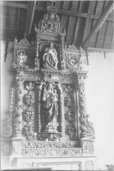 retable de l'autel de la Vierge, vue générale