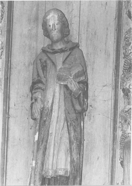 statue : saint Tohou, vue générale