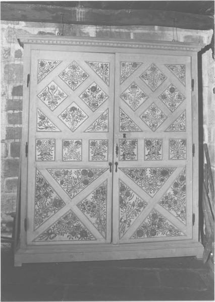 armoire à bannières, vue générale