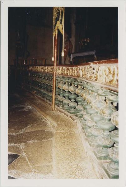 clôture de choeur (table de communion), vue partielle - © Ministère de la Culture (France), Médiathèque du patrimoine et de la photographie (objets mobiliers), tous droits réservés