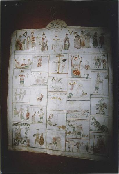 tableau ou carte de Dom Le Nobletz : La carte mêlée, vue générale