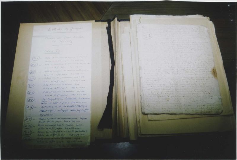 manuscrits (série C, 8G 44), vue partielle