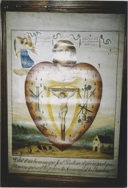 tableau de mission dit taolennou : La Pénitence, vue générale - © Ministère de la Culture (France), Médiathèque du patrimoine et de la photographie (objets mobiliers), tous droits réservés