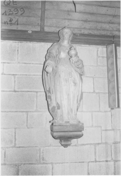 statue (grandeur nature) : sainte Madeleine, vue générale