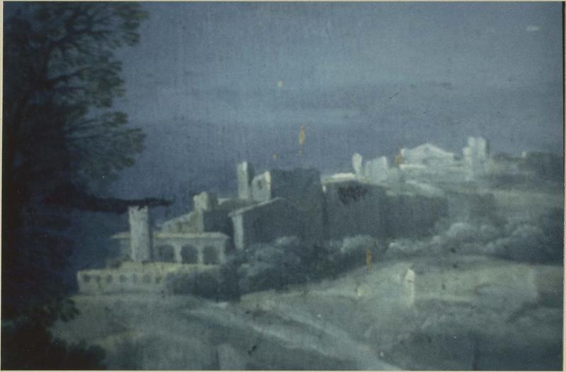 tableau : La Fuite en Egypte, détail