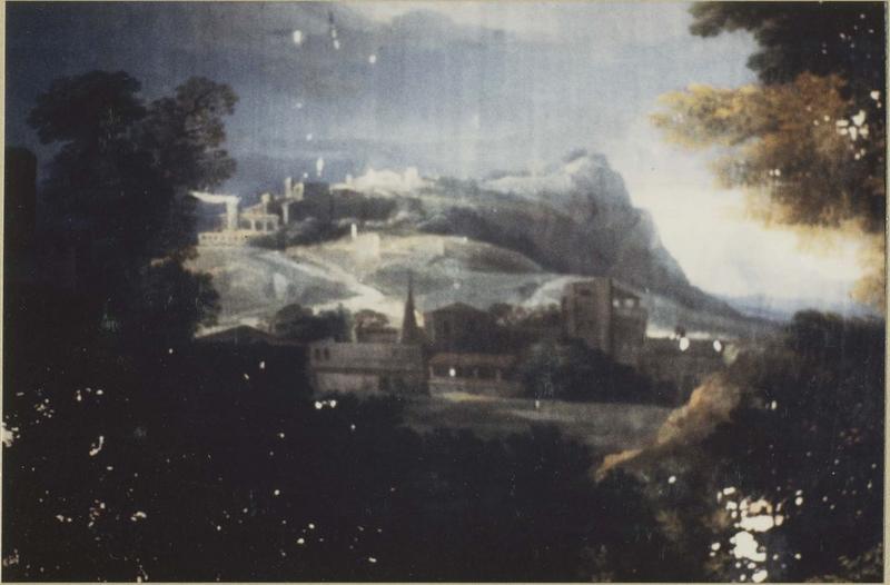 tableau : La Fuite en Egypte, détail
