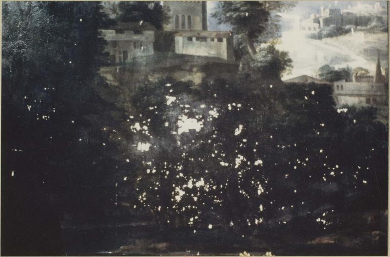 tableau : La Fuite en Egypte, détail