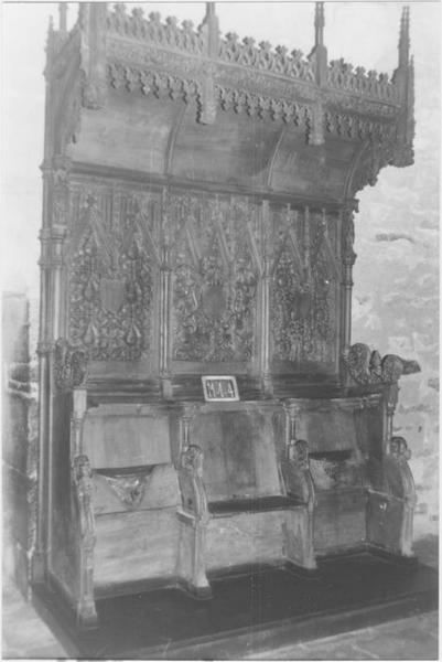 stalles, vue générale