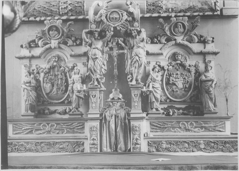 retable, vue générale du tabernacle