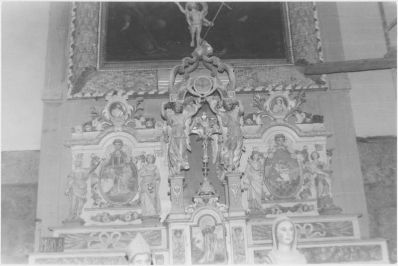 Retable, vue générale du tabernacle