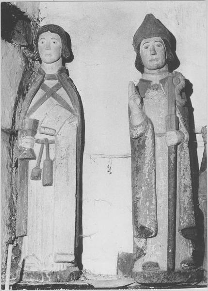 statues : saint Saint, saint Urbain, vue générale - © Ministère de la Culture (France), Médiathèque du patrimoine et de la photographie (objets mobiliers), tous droits réservés