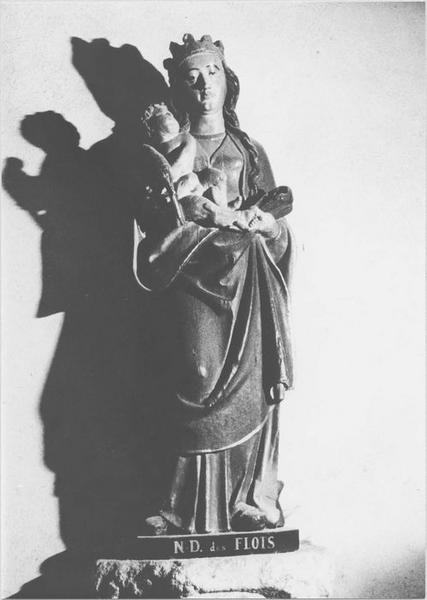statue : Vierge à l'enfant dite Notre-Dame des Flots, vue générale - © Ministère de la Culture (France), Médiathèque du patrimoine et de la photographie (objets mobiliers), tous droits réservés