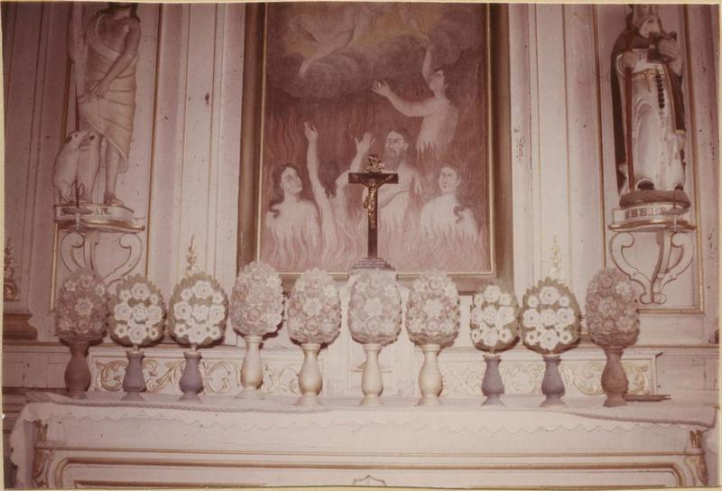 vases-bouquets d'autel, vue générale - © Ministère de la Culture (France), Médiathèque du patrimoine et de la photographie (objets mobiliers), tous droits réservés