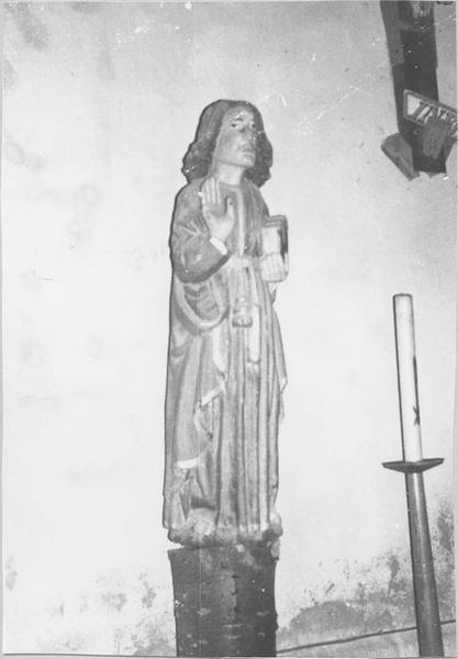 statue : saint Jean, vue générale - © Ministère de la Culture (France), Médiathèque du patrimoine et de la photographie (objets mobiliers), tous droits réservés