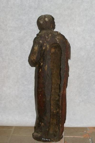 statue : saint Jean au Calvaire, revers, vue générale