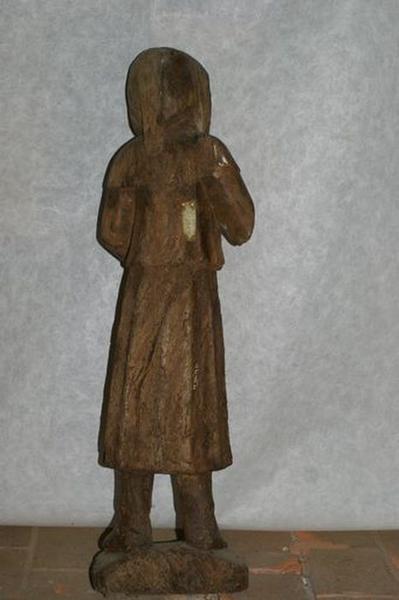 statue : Saint Isidore, revers, vue générale