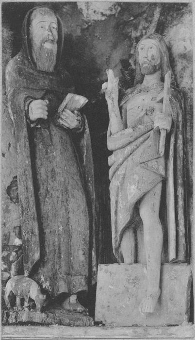 statue (grandeur nature) : Saint Antoine, vue générale - © Ministère de la Culture (France), Médiathèque du patrimoine et de la photographie, diffusion RMN-GP