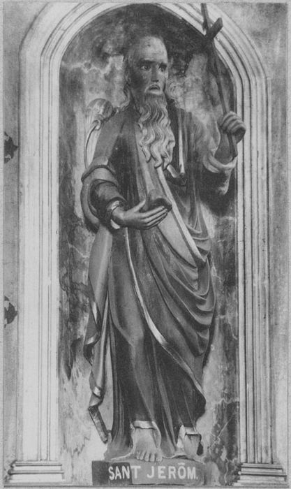 statue (grandeur nature) : Saint Jérôme, vue générale