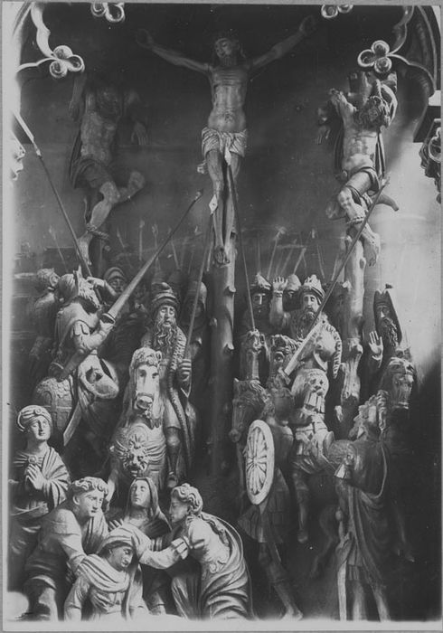 hauts-relief : Scènes de la Passion, vue partielle