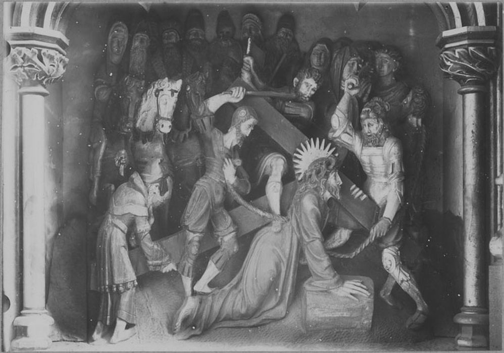 hauts-relief : Scènes de la Passion, vue partielle