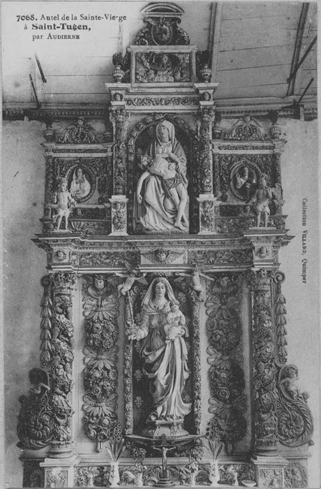 retable de l'autel de la Vierge, vue générale