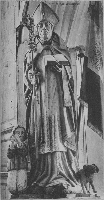 statue : Saint Tugen, vue générale