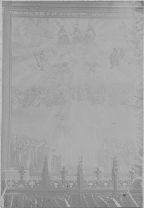 peinture monumentale : le triomphe de la Sainte Trinité, vue générale