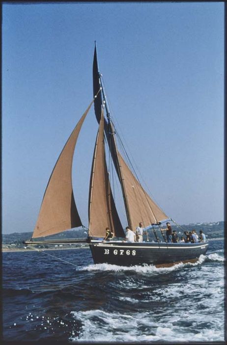 bateau de pêche : Sloop coquillier dit Général Leclerc  - © Ministère de la Culture (France), Médiathèque du patrimoine et de la photographie, diffusion RMN-GP