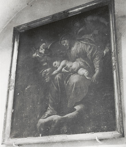 Tableau : Vierge à l'Enfant et saint François