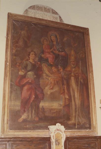 tableau : Vierge à l'Enfant, saint Martin, sainte Lucie et sainte Apollonie d'Alexandrie, vue générale - © Ministère de la Culture (France), Médiathèque du patrimoine et de la photographie, diffusion RMN-GP