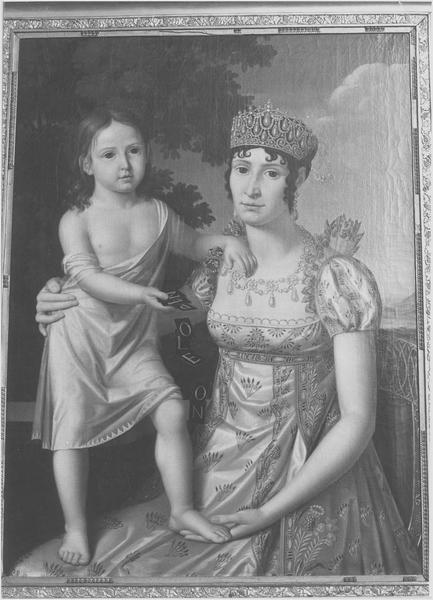 tableau : Elisa Bacciochi et sa fille Napoléone, vue générale - © Ministère de la Culture (France), Médiathèque du patrimoine et de la photographie, diffusion RMN-GP