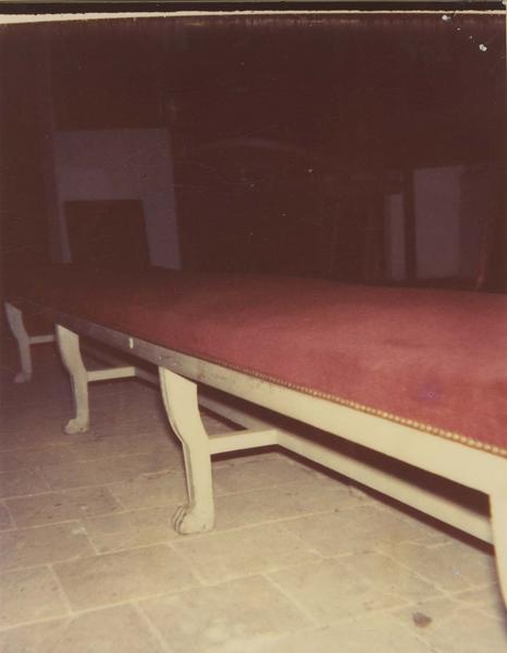 banquettes, vue partielle