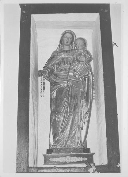 statue : Vierge à l'Enfant, vue générale