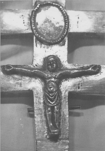 croix-reliquaire, détail