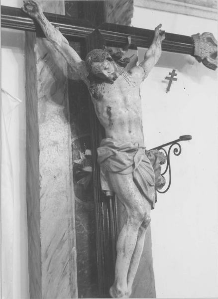 statue : Christ en croix, vue générale - © Ministère de la Culture (France), Médiathèque du patrimoine et de la photographie, diffusion RMN-GP
