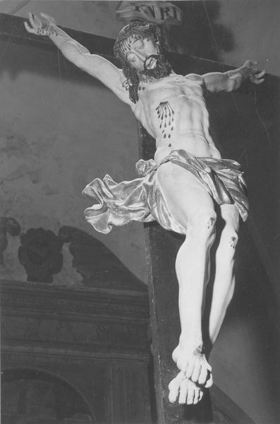 statue : Christ en croix, vue générale - © Ministère de la Culture (France), Médiathèque du patrimoine et de la photographie, diffusion RMN-GP