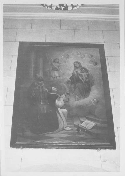 tableau : Donation du Rosaire, vue générale