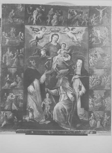 tableau : Donation du Rosaire, vue générale