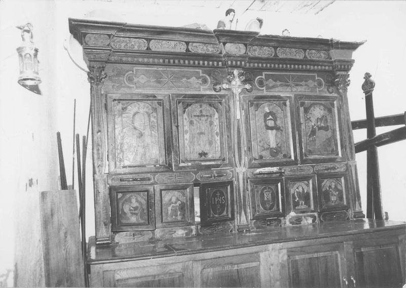 meuble de sacristie, vue partielle