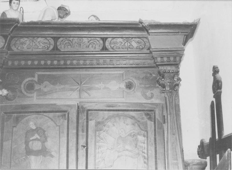 meuble de sacristie, détail
