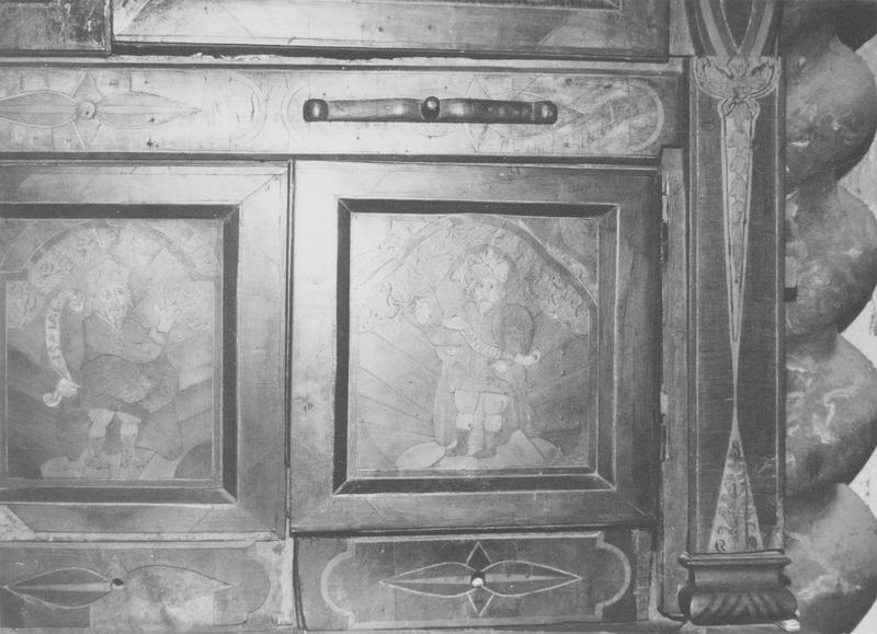 meuble de sacristie, détail
