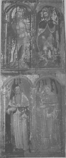 tableau : huit saints, vue générale