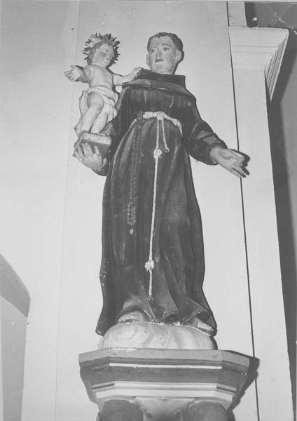 statue : saint Antoine de Padoue et l'Enfant Jésus, vue générale