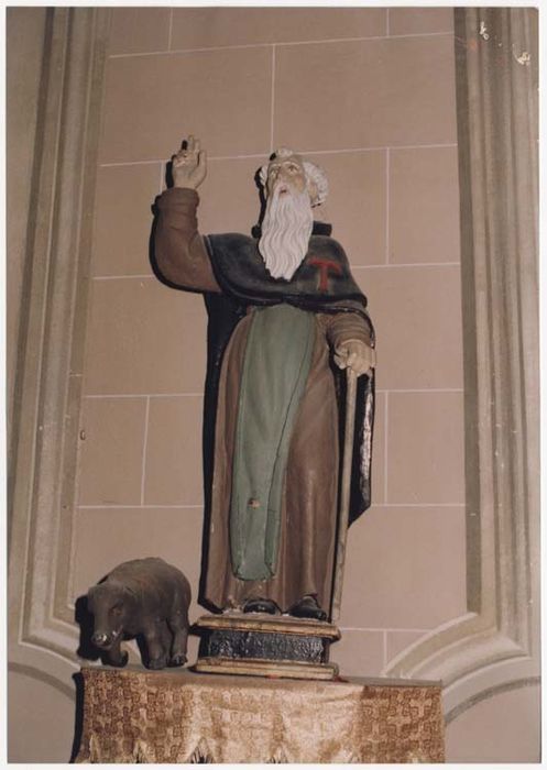 statue : Saint Antoine Ermite - © Ministère de la Culture (France), Médiathèque du patrimoine et de la photographie, diffusion GrandPalaisRmn Photo