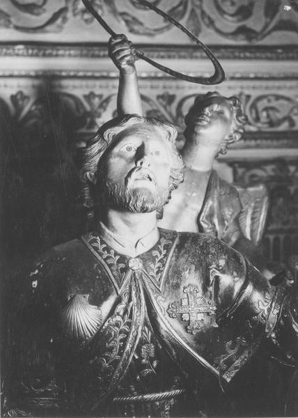 groupe sculpté de procession : Saint Roch entouré d'anges, détail - © Ministère de la Culture (France), Médiathèque du patrimoine et de la photographie, diffusion RMN-GP