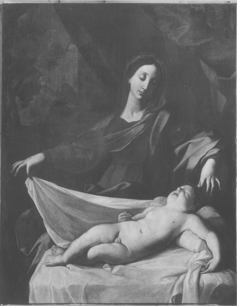 tableau : La Vierge et l'Enfant Jésus endormi - © Ministère de la Culture (France), Médiathèque du patrimoine et de la photographie, diffusion RMN-GP