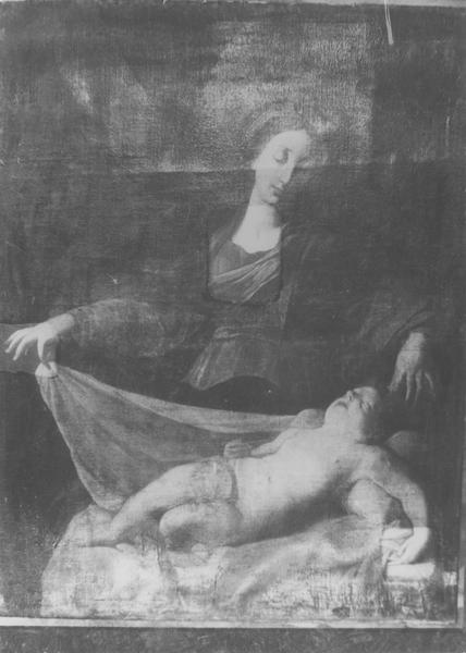 tableau : La Vierge et l'Enfant Jésus endormi - © Ministère de la Culture (France), Médiathèque du patrimoine et de la photographie, diffusion RMN-GP