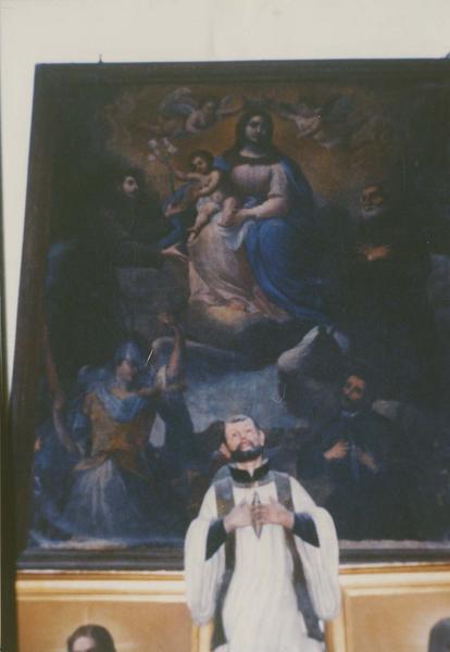 tableau : La Vierge à l'Enfant entourée de saint Antoine de Padoue, de saint Antoine ermite, de saint Michel, de saint François-Xavier - © Ministère de la Culture (France), Médiathèque du patrimoine et de la photographie, diffusion RMN-GP